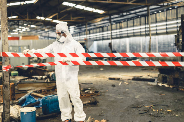 Professional Odor Removal technician working in Mountain Home, NC